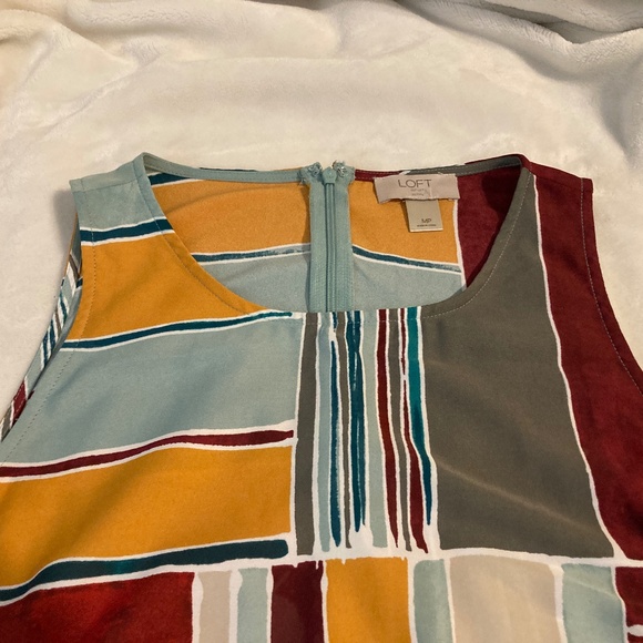 LOFT Outlet - Mini Shift Sleeveless Dress - MP - Picture 6 of 10